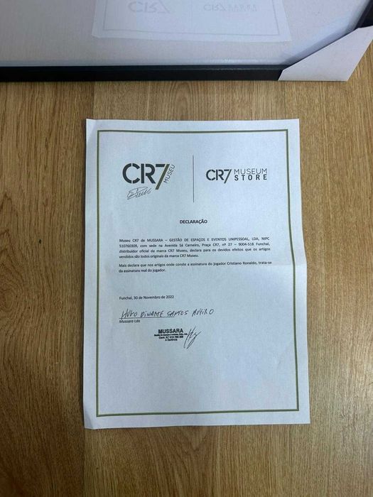 Camisola Assinada Cristiano Ronaldo Al-Nassr 24/25 Com Certificado