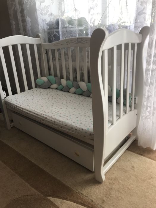 Дитяче ліжко Соня Верес білого кольору