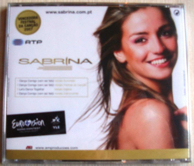 Sabrina - Dança comigo (Vem ser feliz) Promo-CD