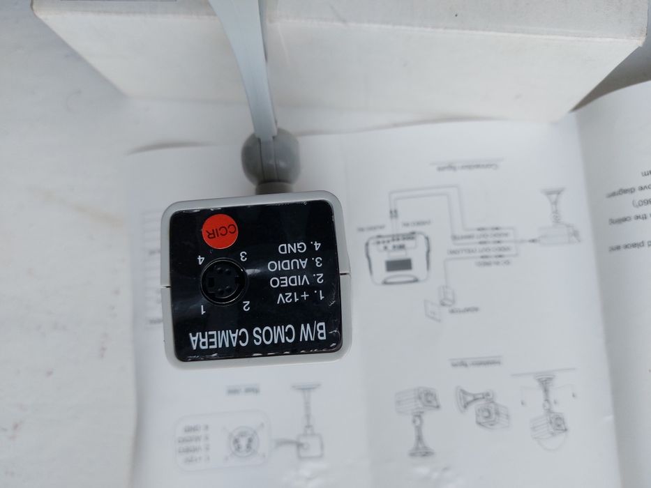 Kamera CCTV monitoring czarno biała CMOS