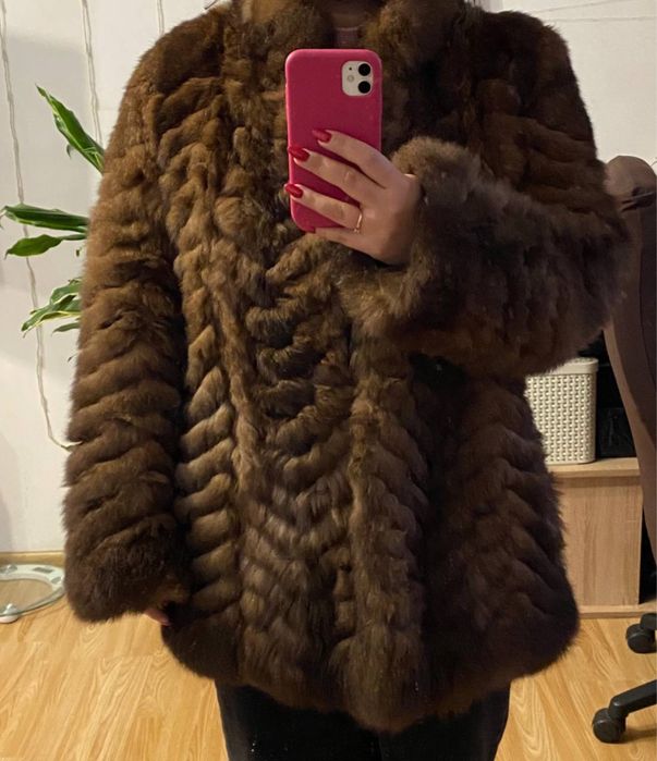 Шуба из натурального меха «М»