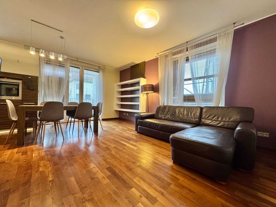 3 pokojowe 70m² + Loggia 8m². Marina Mokotów, ul. Przejazd.