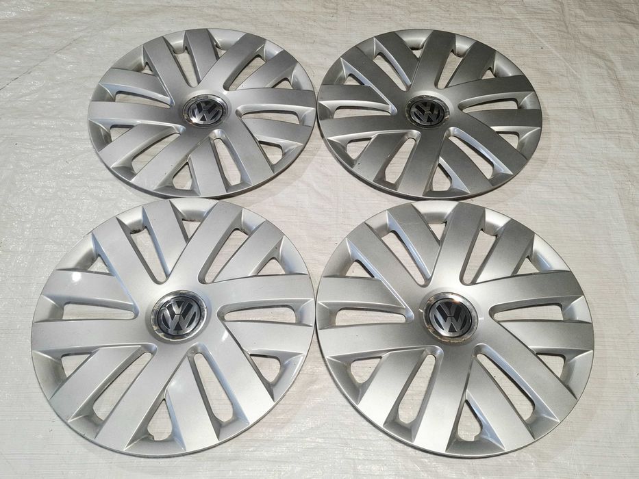 kołpaki oryginał oryginalne vw polo 5 v 6r0 6c0 2009-2017 rozmiar 15 cali 6r0601147c