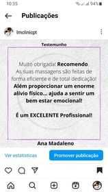 Massagem  relaxamento /Tratamento da dor com excelentes resultados