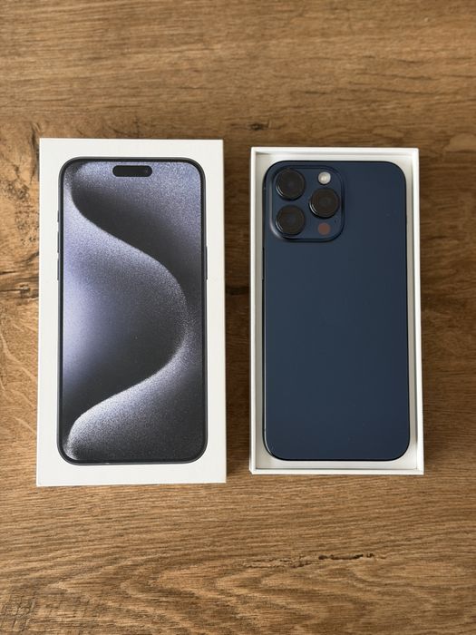 Iphone 15 Pro Max Blue Titanium 1TB NeverLock + SIM