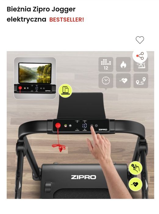 Bieżnia zipro jogger
