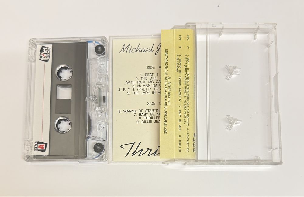 Michael Jackson Thriller kaseta magnetofonowa audio