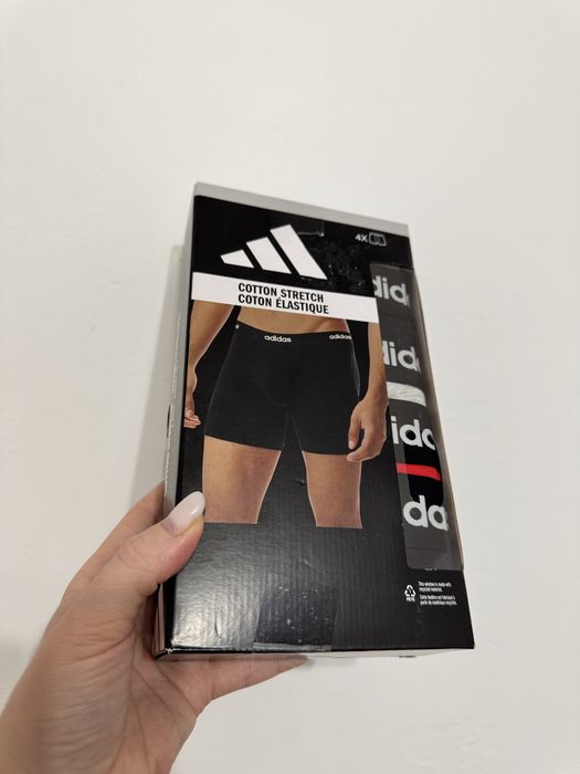 Чоловічі труси боксери Adidas 4 шт Cotton/Micro  ORIGINAL