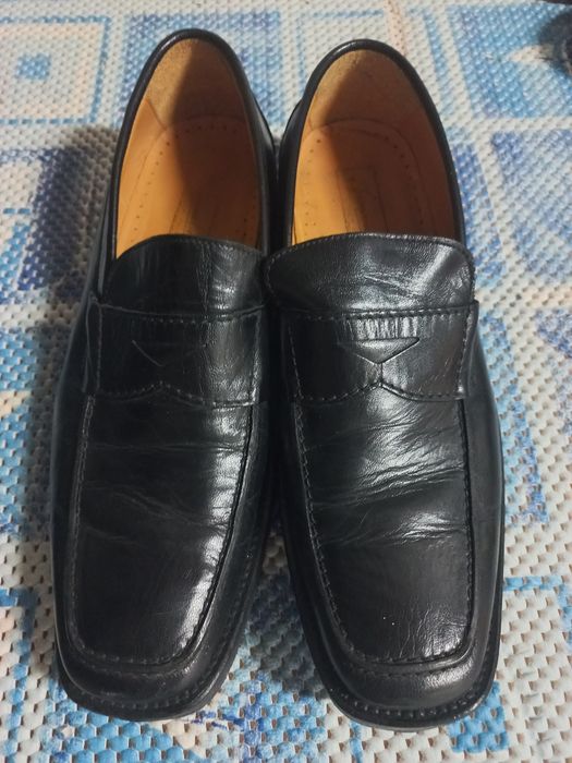 Sapatos Toscanini em pele pretos n.42