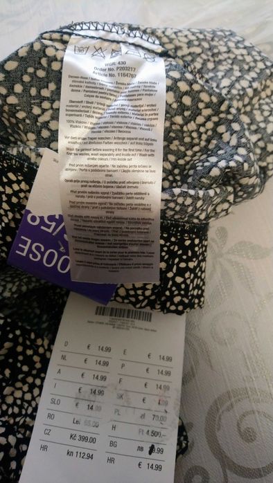 spodnie duże , nowe