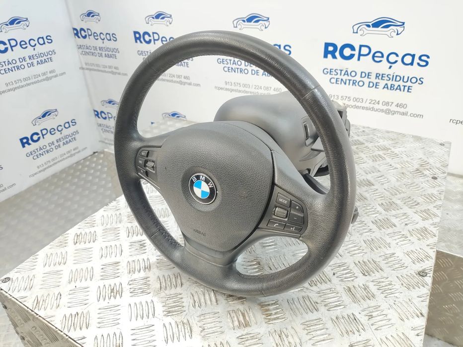 Volante Multifunções Comandos Original BMW Serie 1 2 3 4 Pele