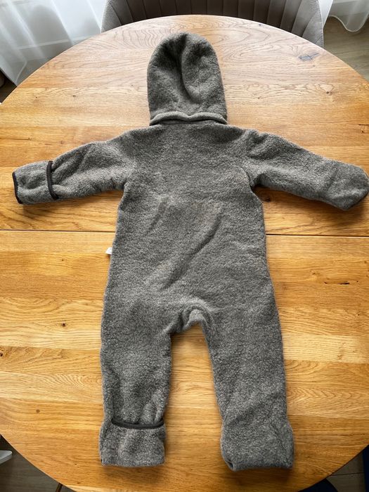 Kombinezon Merino BeWoolly 86/92 brązowy
