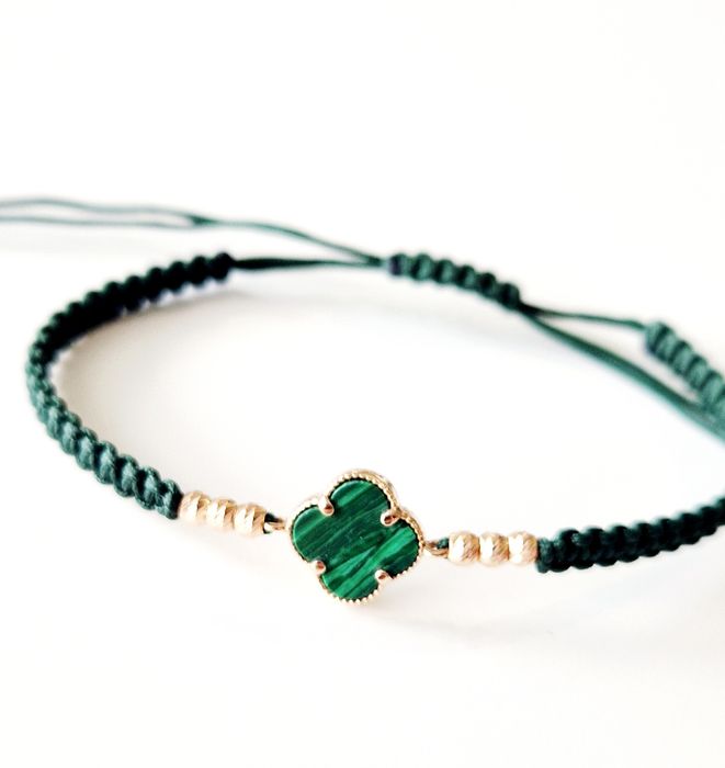 Браслет малахіт 585