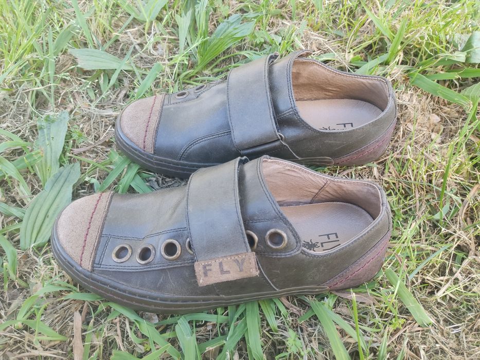 Sapatos verdes Fly London 40 - COMO NOVOS