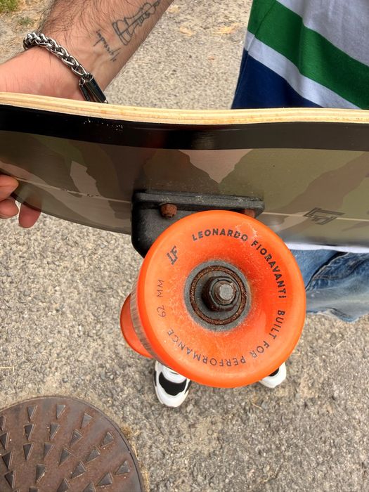 Skate longboard quiksikver