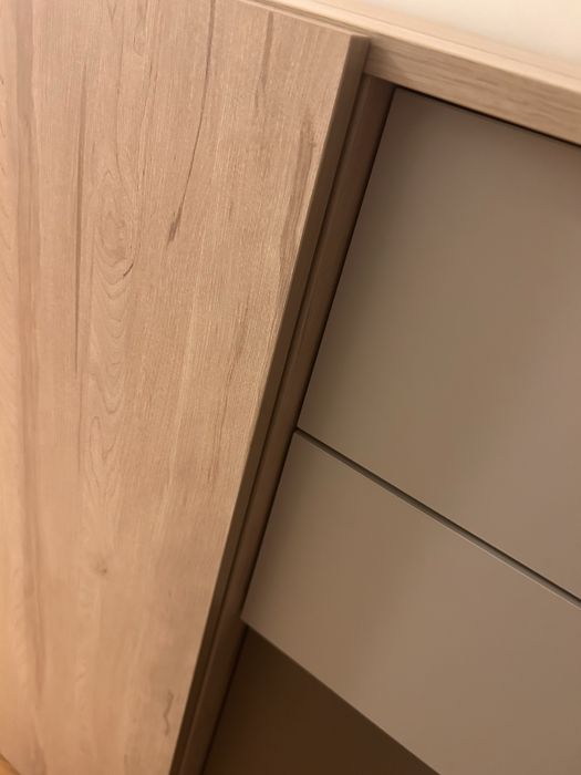 Komplet 4 mebli VOX 3D – komoda, witryna, regał, szafka RTV