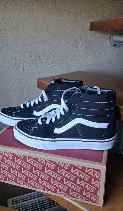 Czarne trampki Vans rozmiar 39