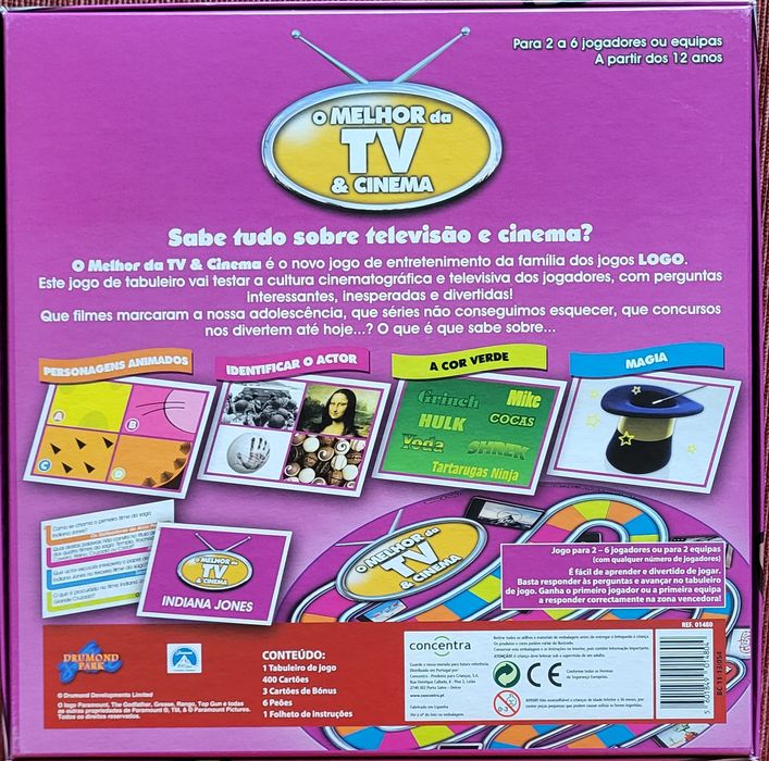 Jogo didático O melhor da TV & Cinema NOVO