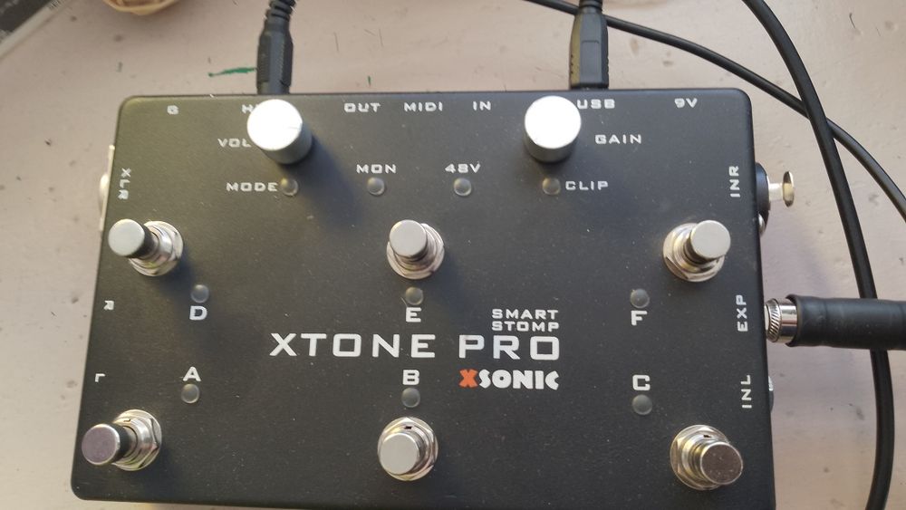 Gitara elektryczna interfejs gitarowy Xtone pro