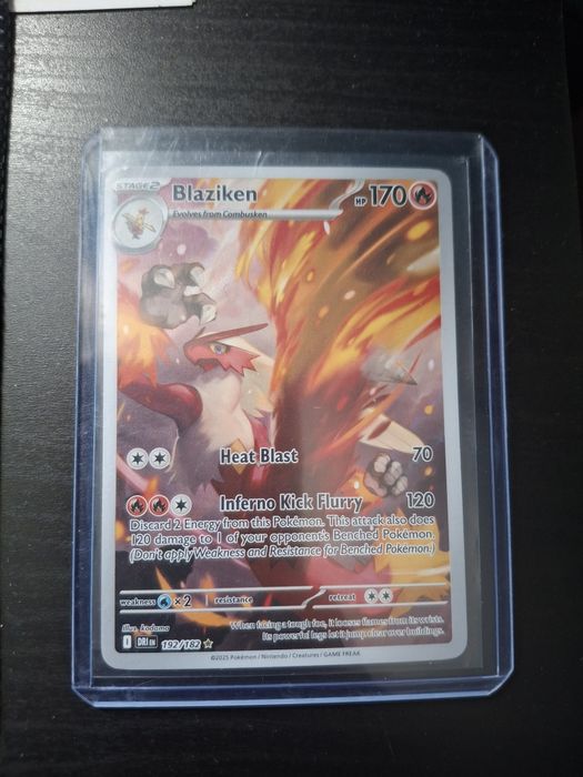 Karta pokemon Blaziken 192/182 z serii "Scarlet & Violet - Destined Rivals".