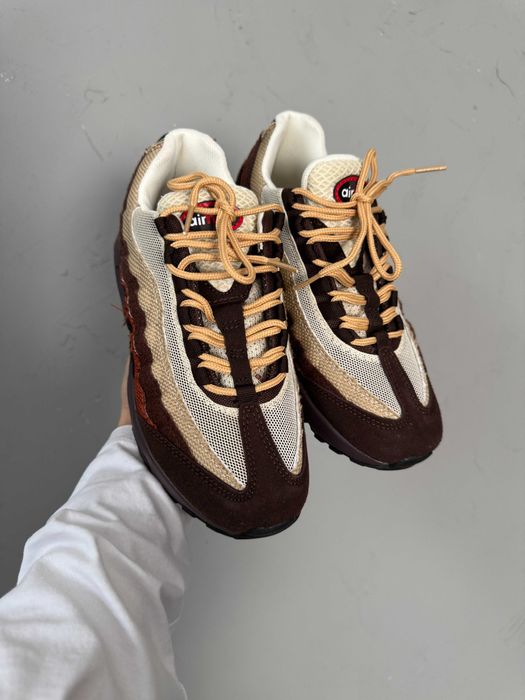 Чоловічі кросівки Nike Air Max 95 "Red/Brown" Розміри 40-45
