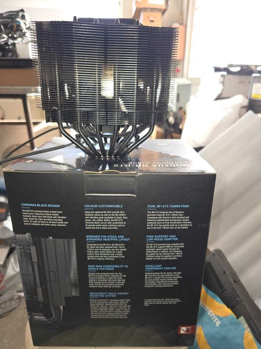 vendo ou troco Noctua NH-D15 chromax.black como novo na caixa com todos os manuais. a 100%