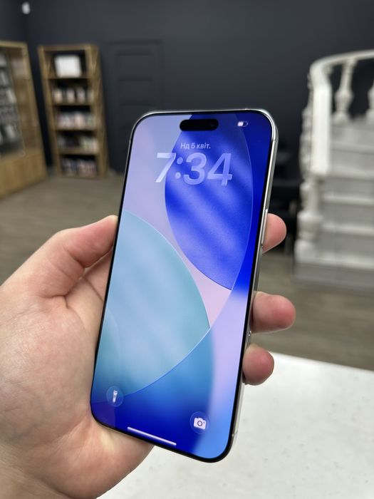 iPhone 16 Pro Max 256gb White Titanium Neverlock з Гарантією!