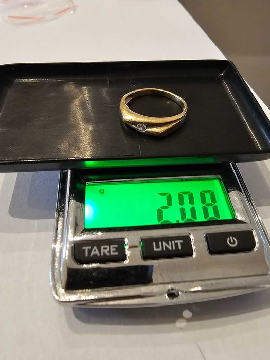 Złoty pierścionek próba 585
