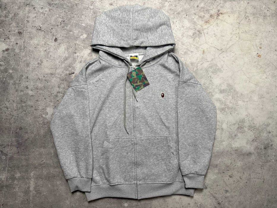 ‼️В УКРАЇНІ‼️ Зип худи Bape One Point | Сірі та чорні