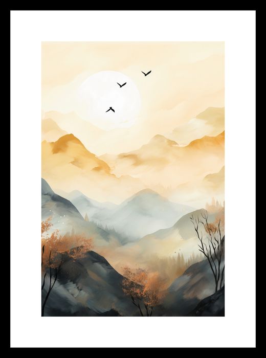 Plakat 20x30cm Zorza Świtania