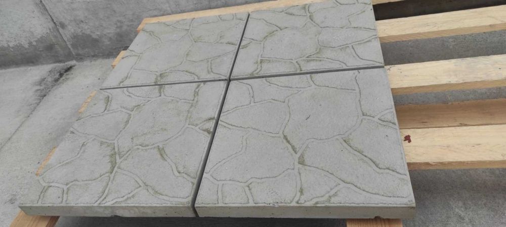 Płytka  betonowa chodnikowa 30x30x3 wzór "Chmurką" NOWA wytrzymała