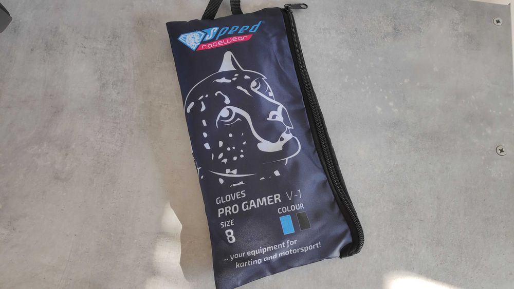 Luvas Simracing Speed Pro Gamer V1 Tamanho 7 (equivalente 8) - NOVAS