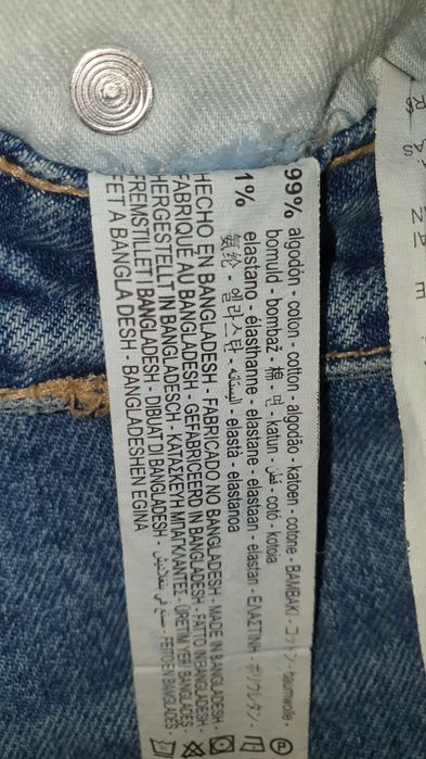 Jeansy mom slim mom fit wysoki stan zara niebieskie rozmiar XL 44