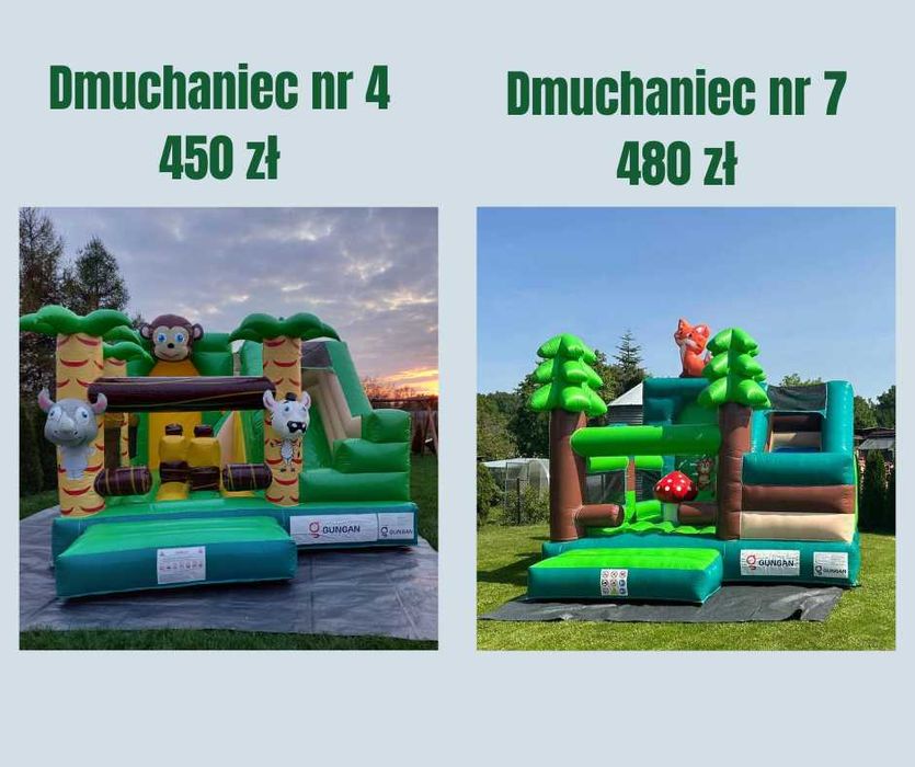 Dmuchany Zamek Zjeżdżalnia WYNAJEM C Dmuchaniec Dmuchańce