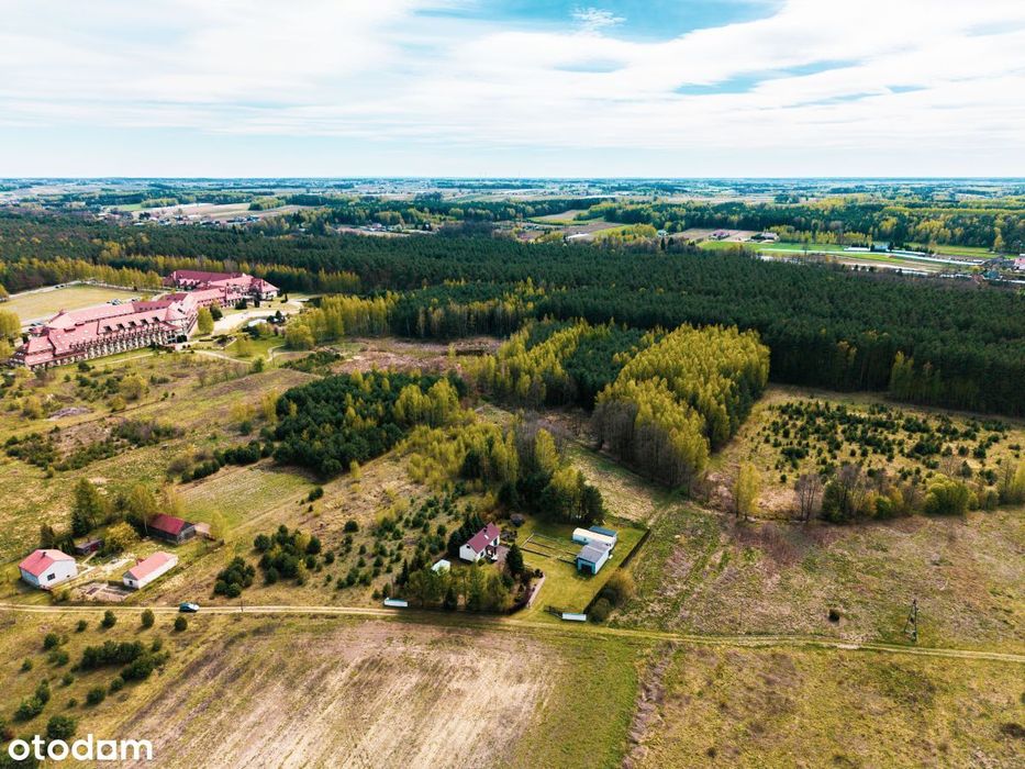 Działka budowlana 1,40 ha Ossa k/ Rawy Maz