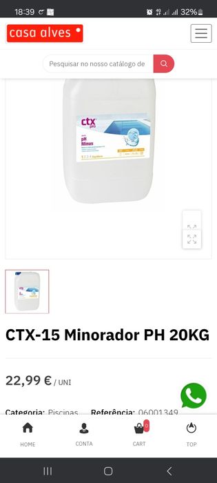 Vendo garrafão Ph- piscinas