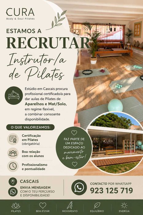Instrutor de Pilates em Cascais