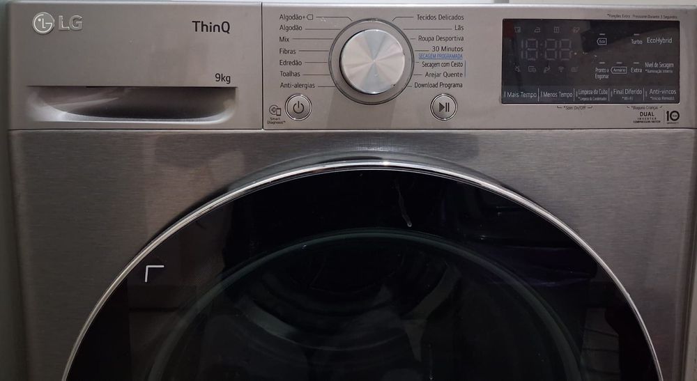 Maquina de secar de 9 kilos marca LG em garantia até 2029