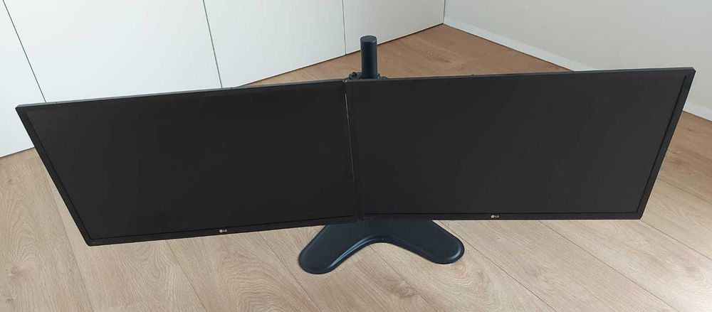 Monitor Duplo 24'' FullHD LG 24MP59G-P IPS com suport Ewent EW1536