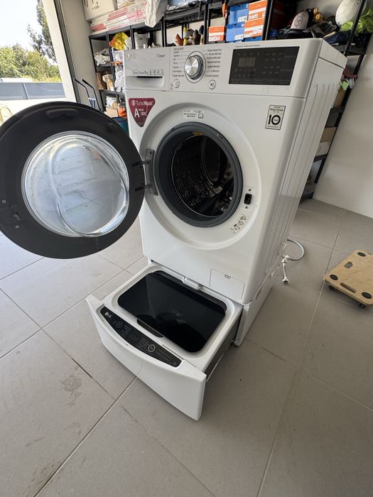 Máquina de Lavar LG TWINWash 9 kg + Mini Washer 3 kg – Conjunto Completo