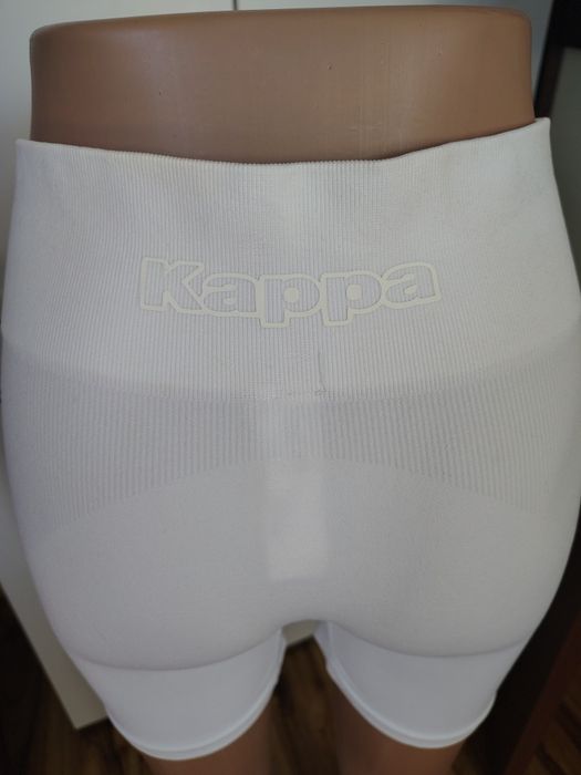 Białe krótkie  leginsy,spodenki Kappa Primark rozmiar S