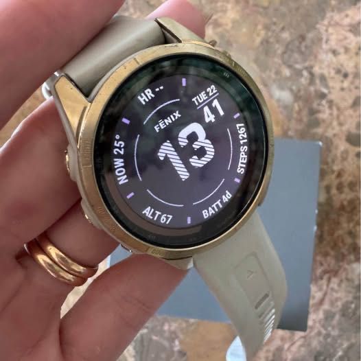 Garmin Fenix 7S Solar - Titanio