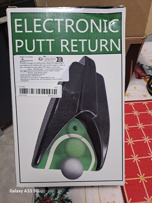 Putter eletrico devolve a bola