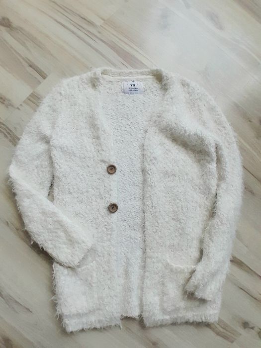 Кофта кардиган з пухнастої шерсті,146-152см