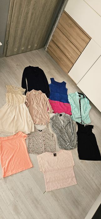 Zestaw sukienki bluzki koszule