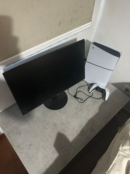 PS5 c/garantia+comando+monitor