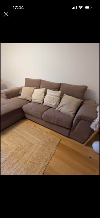 Sofa extensivel creme
