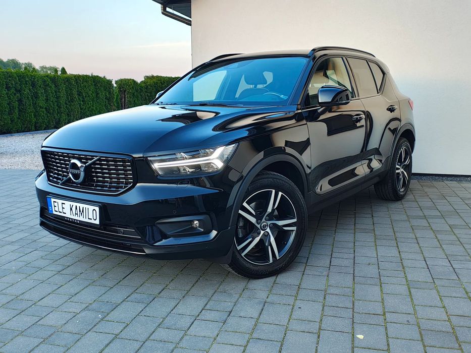 Volvo XC 40 R-Design 2.0 190KM 4x4 Automat Black Edition 3 Kluczyki Kamera Harman