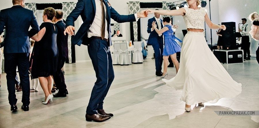 suknia ślubna dwuczęściowa + welon