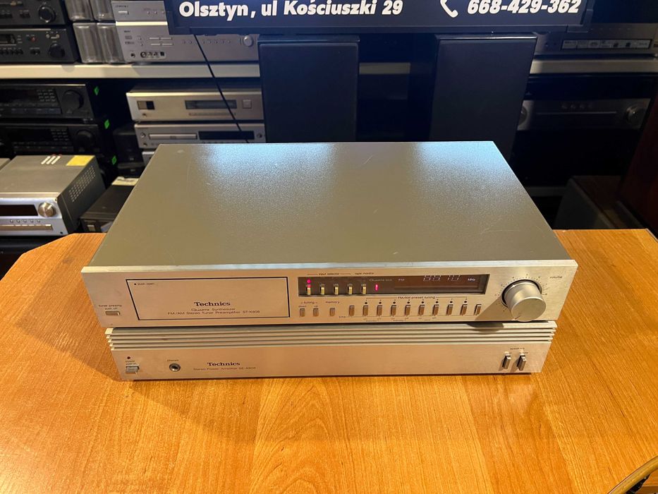 Przedwzmacniacz + końcówka mocy Technics ST-K808, SE-A808 Audio Room